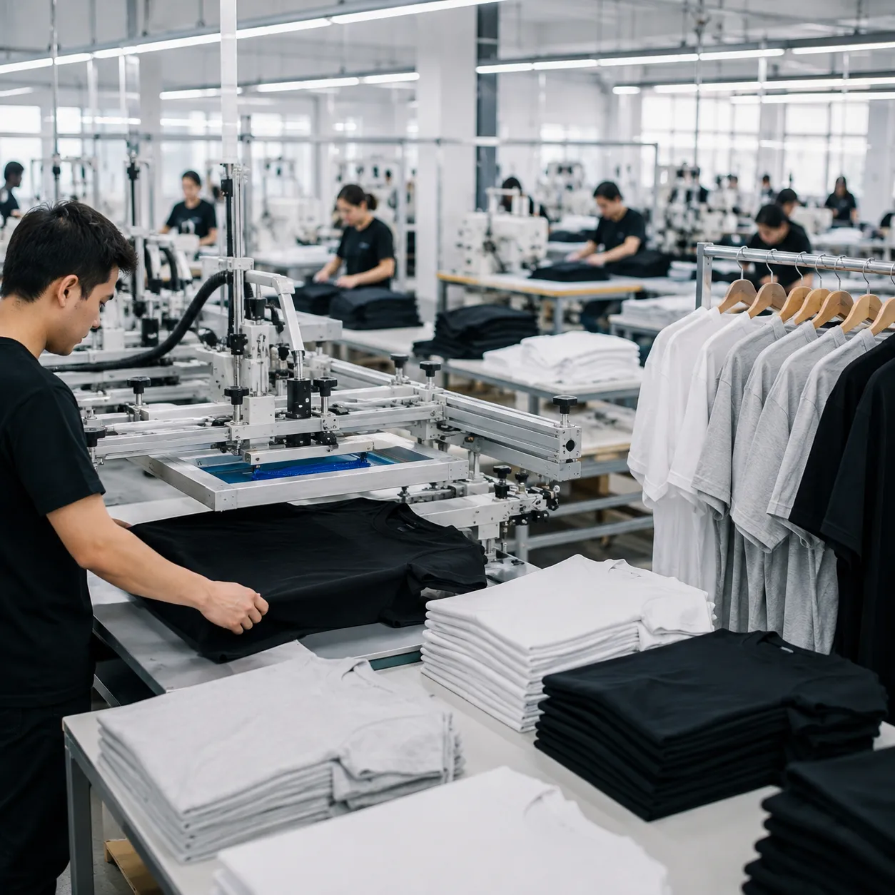 Custom T-Shirt Manufacturer: Custom T-Shirt Production for Your Brand